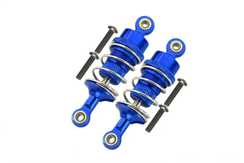 Tamiya Tt-02 Aluminum Front/Rear Adjustable Aluminum Ball Top 53Mm Damper - 1Pr Blue 1