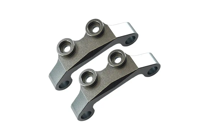 Tamiya Tt-02 Aluminum Front & Rear Upper Arm Bulk - 1Pr Gray Silver 1