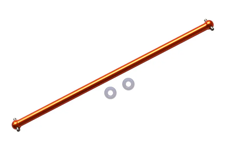 Tamiya Tt-02 Aluminum Main Shaft - 1Pc Orange 1