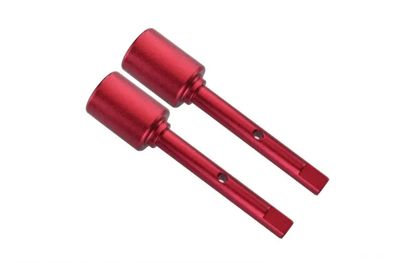 Tamiya Tt-02 Aluminum Middle Shaft Joint - 1Pr Red 1