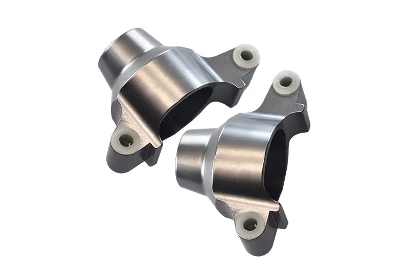 Tamiya Tt-02 Aluminum Rear Knuckle Arm - 1Pr Gray Silver 1
