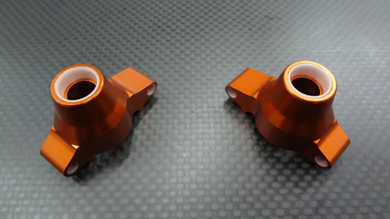 Tamiya Tt-02 Aluminum Rear Knuckle Arm - 1Pr Orange 1