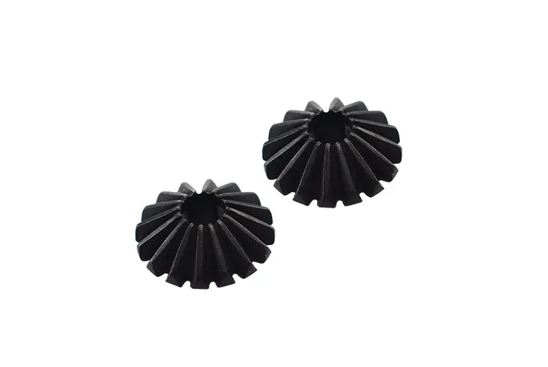 Tamiya Tt-02 & Tt-02B Steel Large Bevel Gear - 2Pcs Black 1