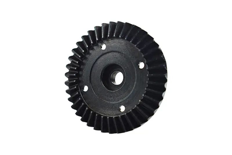 Tamiya Tt-02 & Tt-02B Steel Ring Gear - 1Pc Black 1