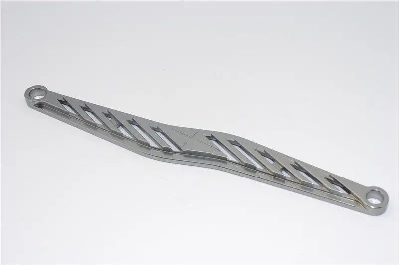 Tamiya Tt02 & Tt02b Aluminum Battery Holder Plate With Heat Sink - 1Pc Gray Silver 1