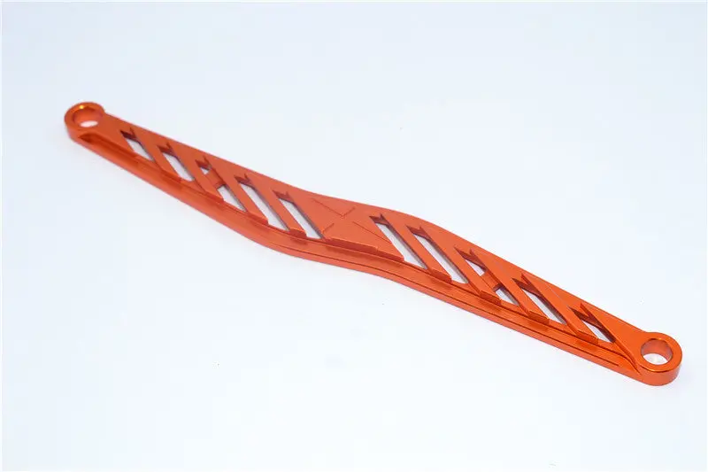 Tamiya Tt02 & Tt02b Aluminum Battery Holder Plate With Heat Sink - 1Pc Orange 1