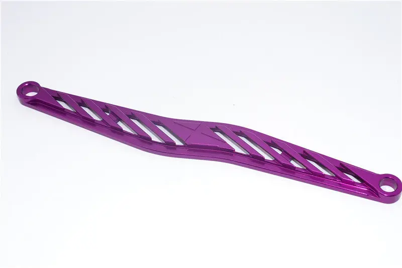 Tamiya Tt02 & Tt02b Aluminum Battery Holder Plate With Heat Sink - 1Pc Purple 1