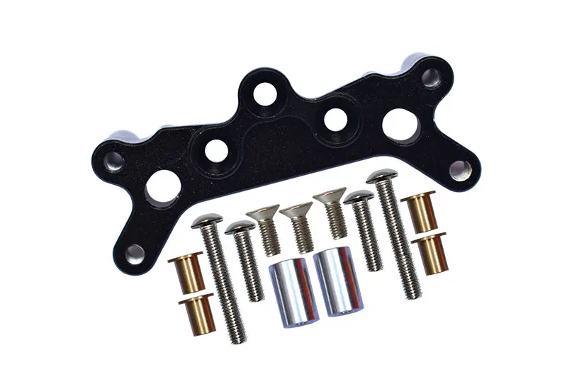 Tamiya Tt02b Aluminum Front Damper Plate - 1Pc Black 1