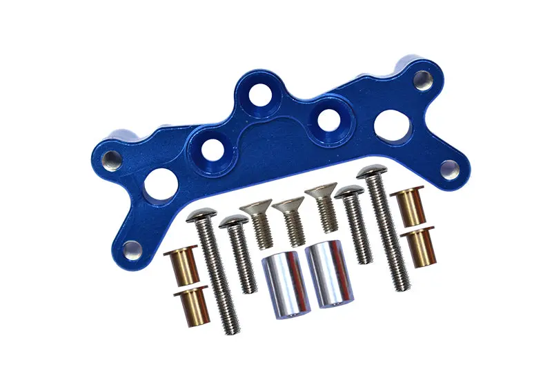 Tamiya Tt02b Aluminum Front Damper Plate - 1Pc Blue 1