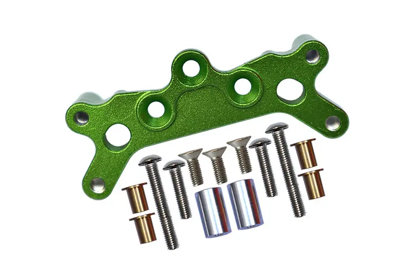 Tamiya Tt02b Aluminum Front Damper Plate - 1Pc Green 1