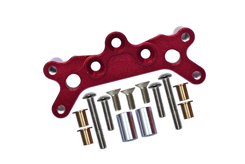 Tamiya Tt02b Aluminum Front Damper Plate - 1Pc Red 1