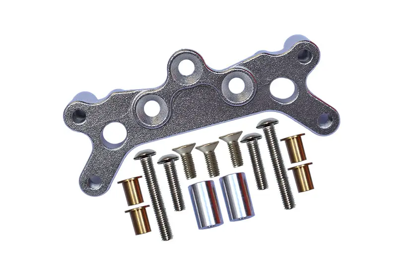 Tamiya Tt02b Aluminum Front Damper Plate - 1Pc Silver 1