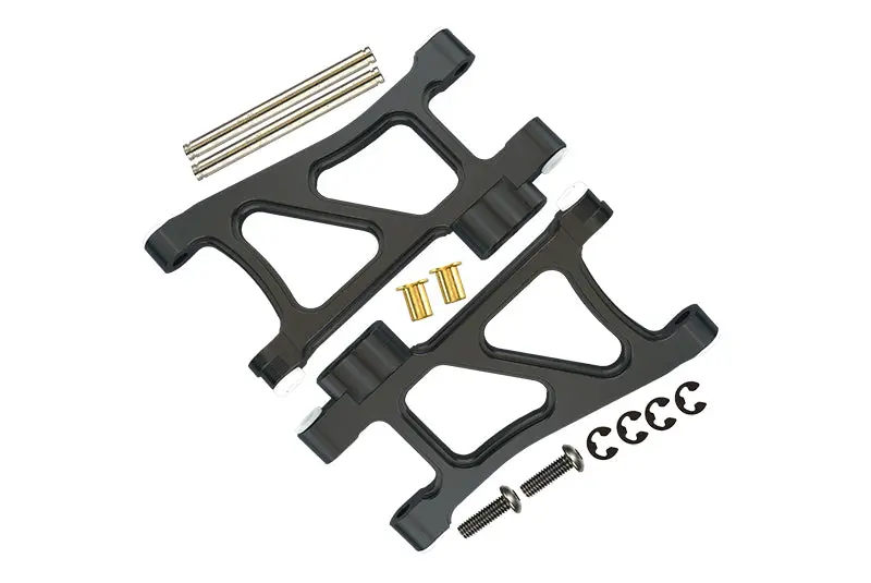 Tamiya Tt02b Aluminum Front Lower Arm - 1Pr Black 1