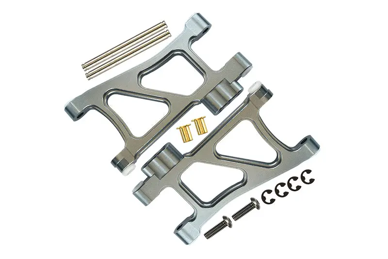 Tamiya Tt02b Aluminum Front Lower Arm - 1Pr Gray Silver 1