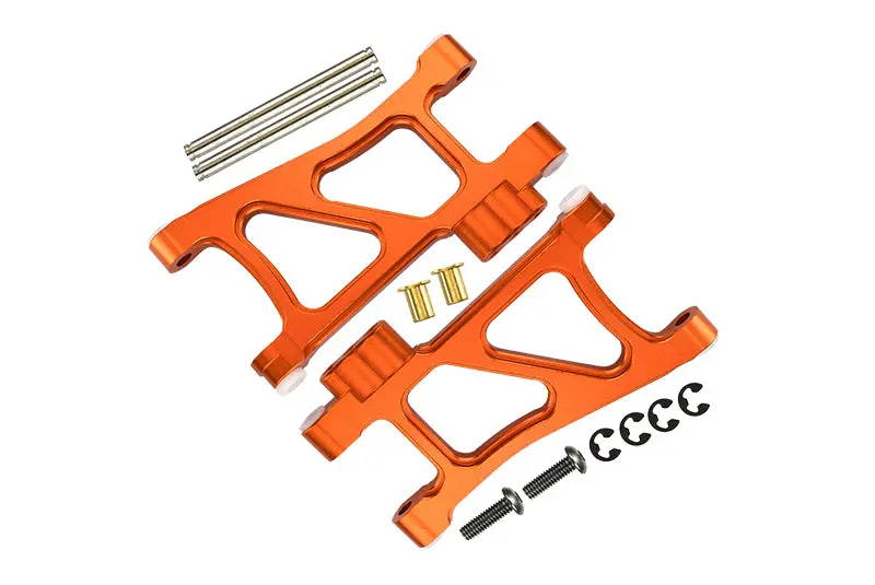 Tamiya Tt02b Aluminum Front Lower Arm - 1Pr Orange 1