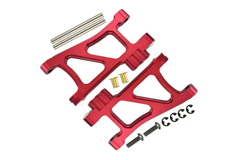 Tamiya Tt02b Aluminum Front Lower Arm - 1Pr Red 1