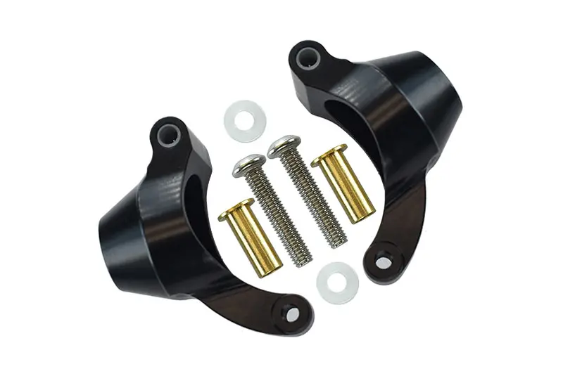 Tamiya Tt02b Aluminum Rear Knuckle Arm - 1Pr Black 1