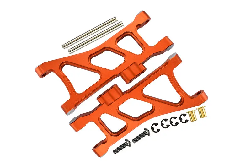 Tamiya Tt02b Aluminum Rear Lower Arm - 1Pr Orange 1