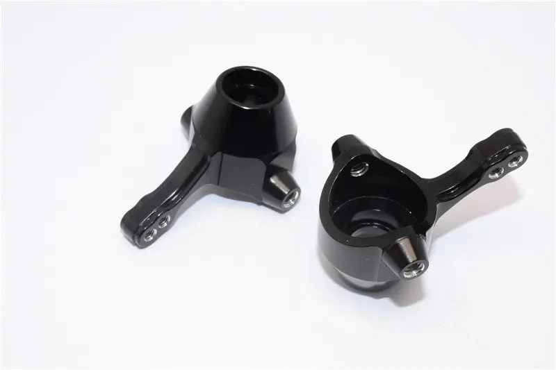 Tamiya Tt02b & Df-02 Aluminum Front Knuckle Arm - 1Pr Black 1