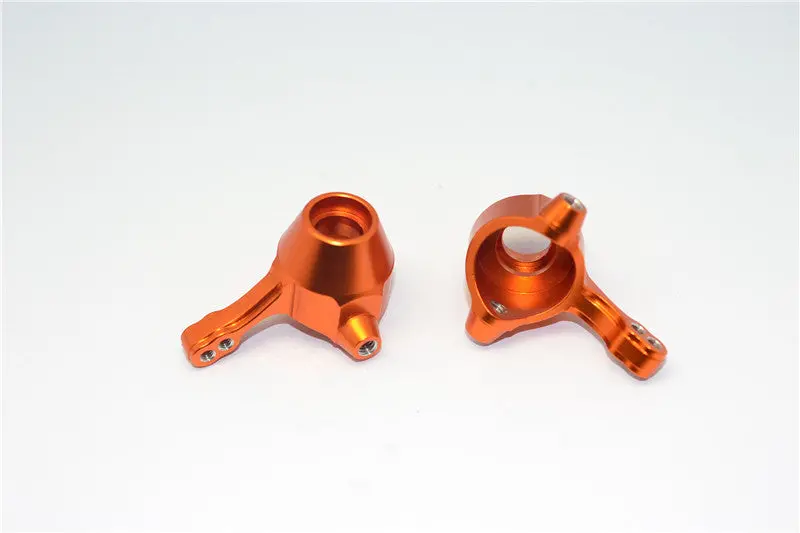 Tamiya Tt02b & Df-02 Aluminum Front Knuckle Arm - 1Pr Orange 1