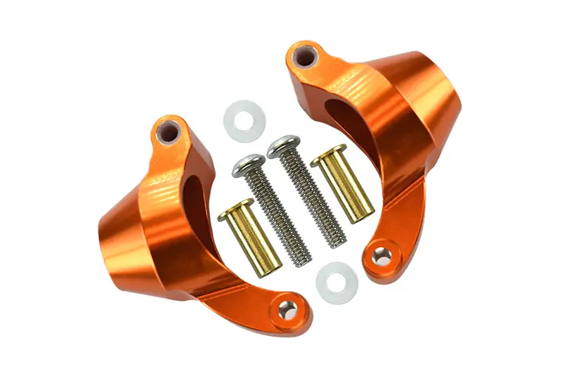Tamiya Tt02b & Df-02 Aluminum Rear Knuckle Arm - 1Pr Orange 1