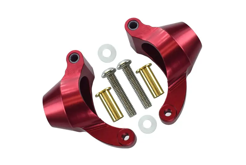 Tamiya Tt02b & Df-02 Aluminum Rear Knuckle Arm - 1Pr Red 1