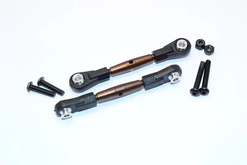 Tamiya Tt02b Spring Steel Rear Upper Tie Rod With Plastic Ends - 1Pr 1