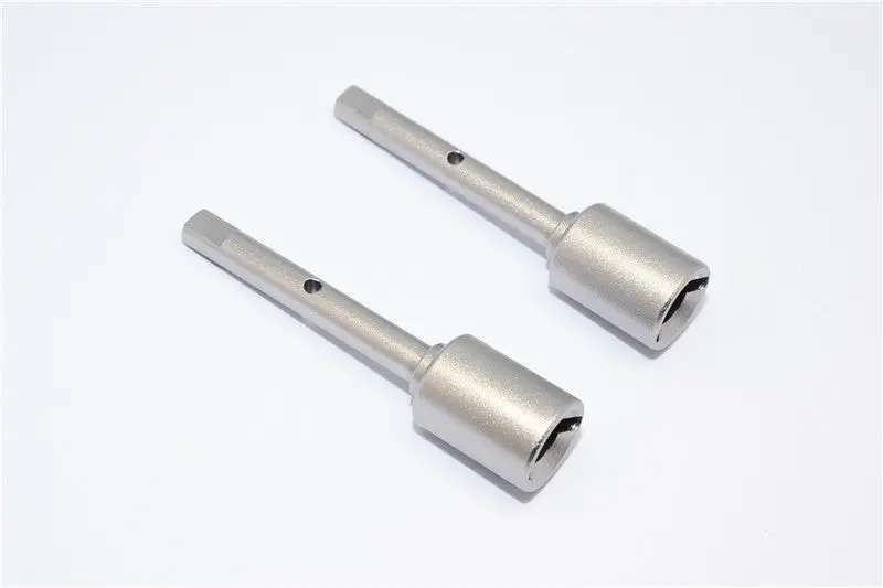 Tamiya Tt02b & Tt02 Aluminum Middle Shaft Joint - 1Pr Gray Silver 1