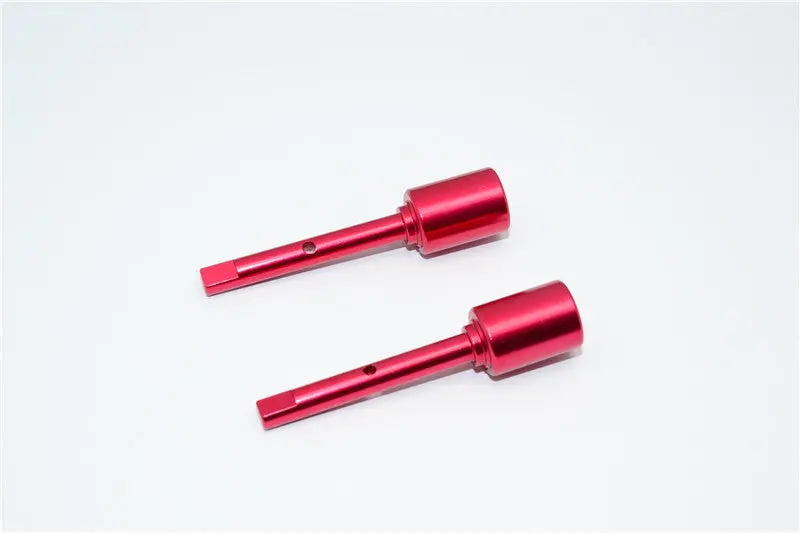 Tamiya Tt02b & Tt02 Aluminum Middle Shaft Joint - 1Pr Red 1