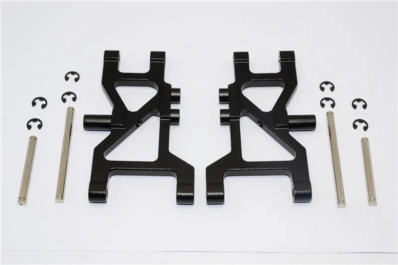 Tamiya Wild Dagger Aluminum Front Arm Set - 1Pr Black 1