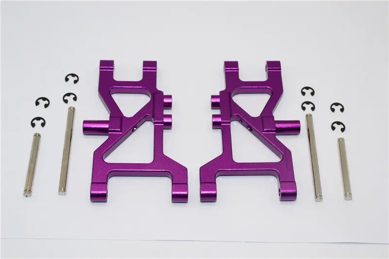 Tamiya Wild Dagger Aluminum Front Arm Set - 1Pr Purple 1