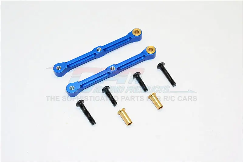 Tamiya Wild Dagger Aluminum Front Camber Set - 1Pr Blue 1