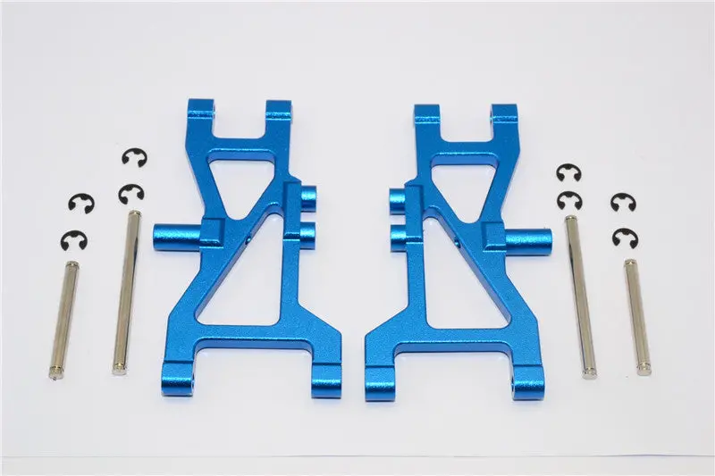 Tamiya Wild Dagger Aluminum Rear Arm Set - 1Pr Blue 1