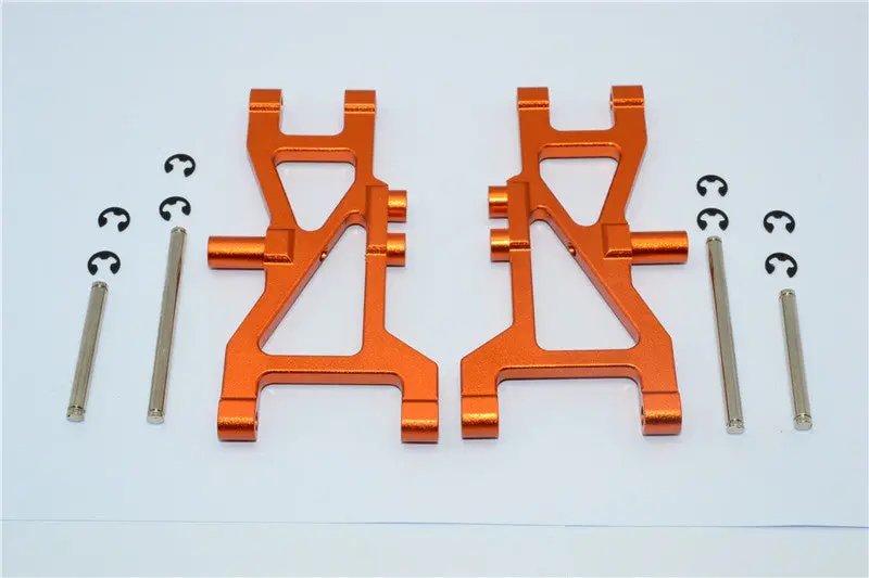 Tamiya Wild Dagger Aluminum Rear Arm Set - 1Pr Orange 1