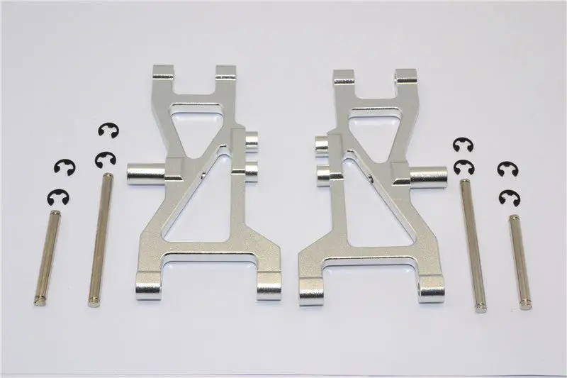 Tamiya Wild Dagger Aluminum Rear Arm Set - 1Pr Silver 1