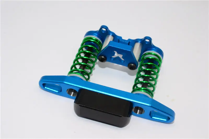 Tamiya Wild Willy 2 Aluminum Front Bumper Absorber - 1 Set Blue 1