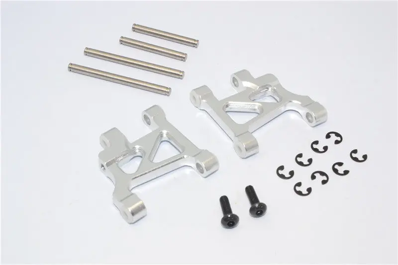 Tamiya Wild Willy 2 Aluminum Front Lower Arm - 1Pr Silver 1