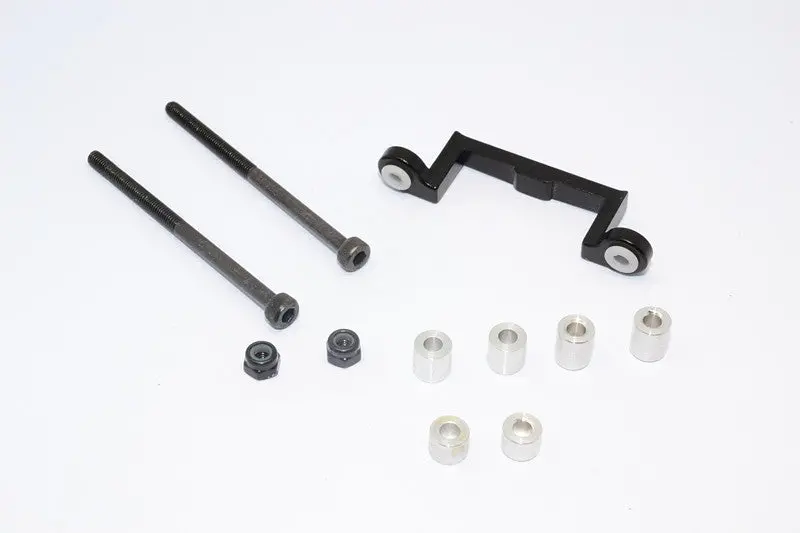 Tamiya Wild Willy 2 Aluminum Front/Rear Arm Bulk Use With Gpm Item#Ww2055 & Ww2056 - 1Pc Set Black 1
