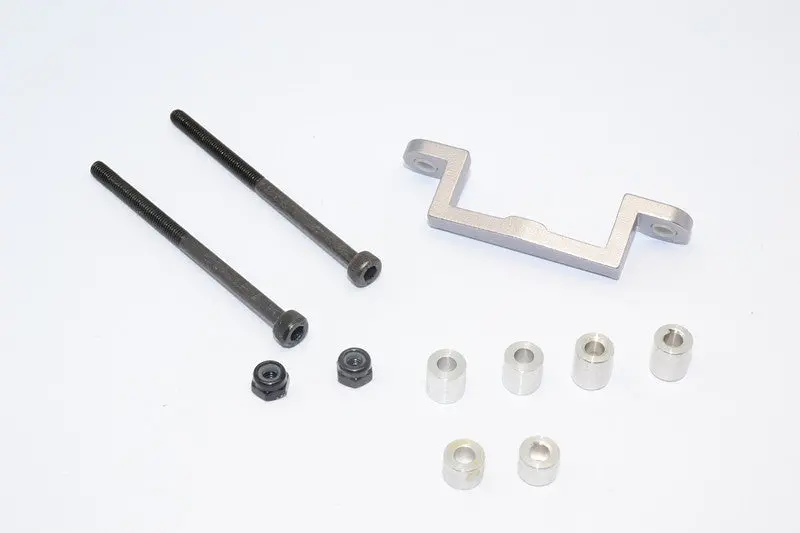 Tamiya Wild Willy 2 Aluminum Front/Rear Arm Bulk Use With Gpm Item#Ww2055 & Ww2056 - 1Pc Set Gray Silver 1