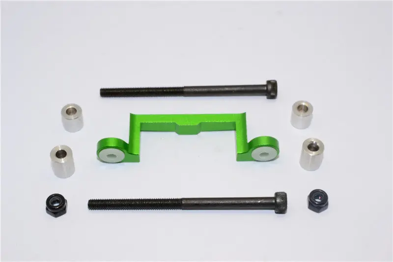 Tamiya Wild Willy 2 Aluminum Front/Rear Arm Bulk Use With Gpm#Ww2055/Ww2056 Front/Rear Lower Arms - 1Pc Set Green 1