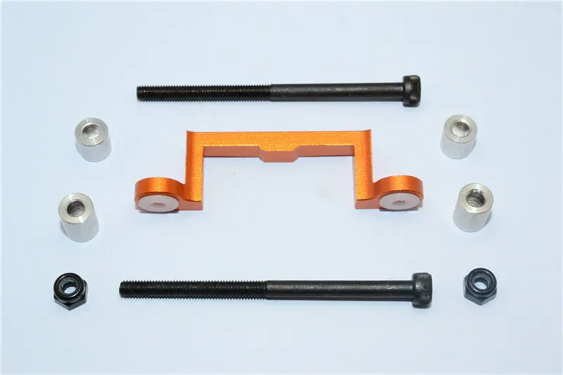 Tamiya Wild Willy 2 Aluminum Front/Rear Arm Bulk Use With Gpm#Ww2055/Ww2056 Front/Rear Lower Arms - 1Pc Set Orange 1