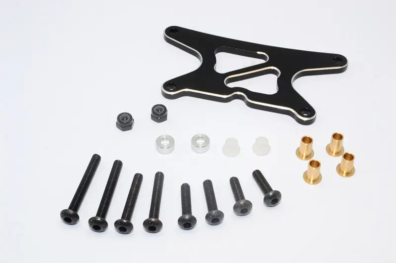 Tamiya Wild Willy 2 Aluminum Front Shock Tower - 1Pc Set Black 1