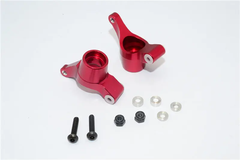 Tamiya Wild Willy 2 Aluminum Rear Knuckle Arm - 1Pr Red 1