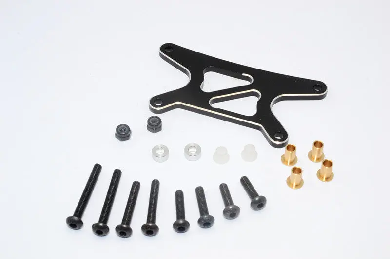 Tamiya Wild Willy 2 Aluminum Rear Shock Tower - 1Pc Set Black 1