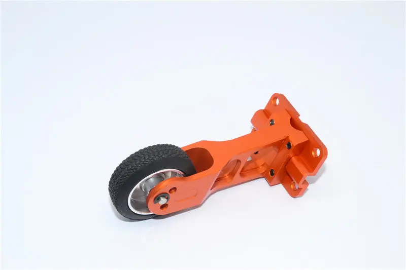 Tamiya Wild Willy 2 Aluminum Wheelie Bar - 1 Set Orange 1
