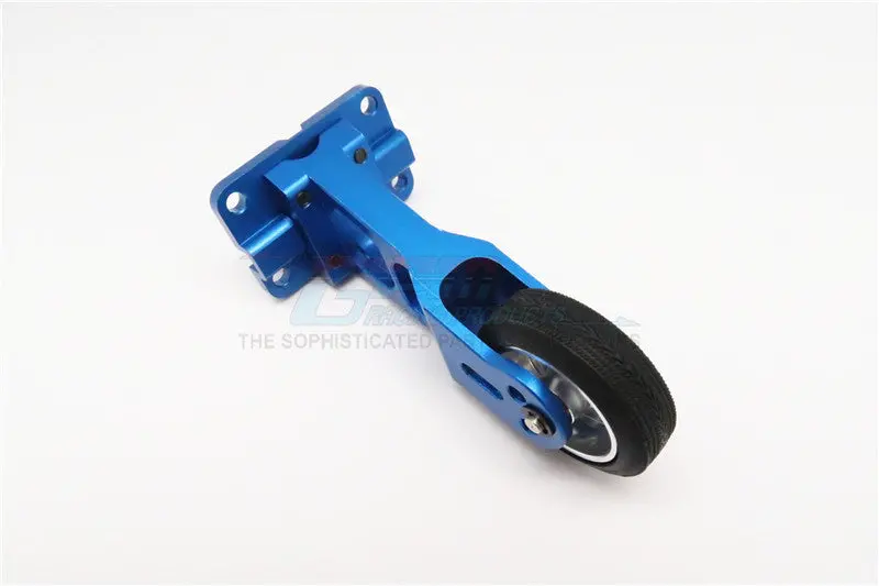 Tamiya Wild Willy 2 Aluminum Wheelie Bar - 1Set (For Wild  Willy 2 / Gf01) Blue 1