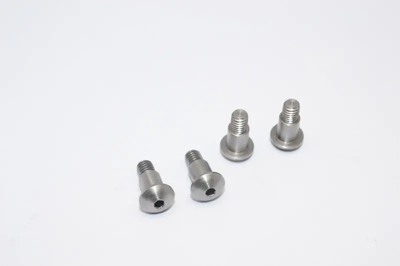 Tamiya Wild Willy 2 Steel King Pin (5Mmx6.2Mmxm4) - 4Pcs Black 1
