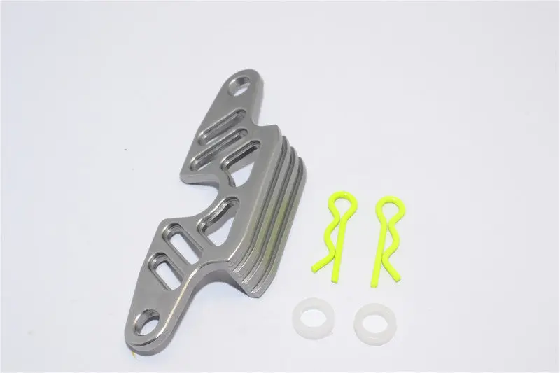 Tamiya Wr02c Aluminum Battery Holder - 1Pc Set Gray Silver 1