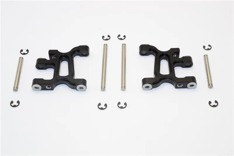 Tamiya Wr02c Aluminum Front Lower Arm - 1Pr Set Black 1