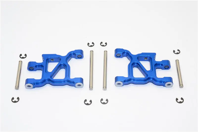 Tamiya Wr02c Aluminum Rear Lower Arm - 1Pr Set Blue 1